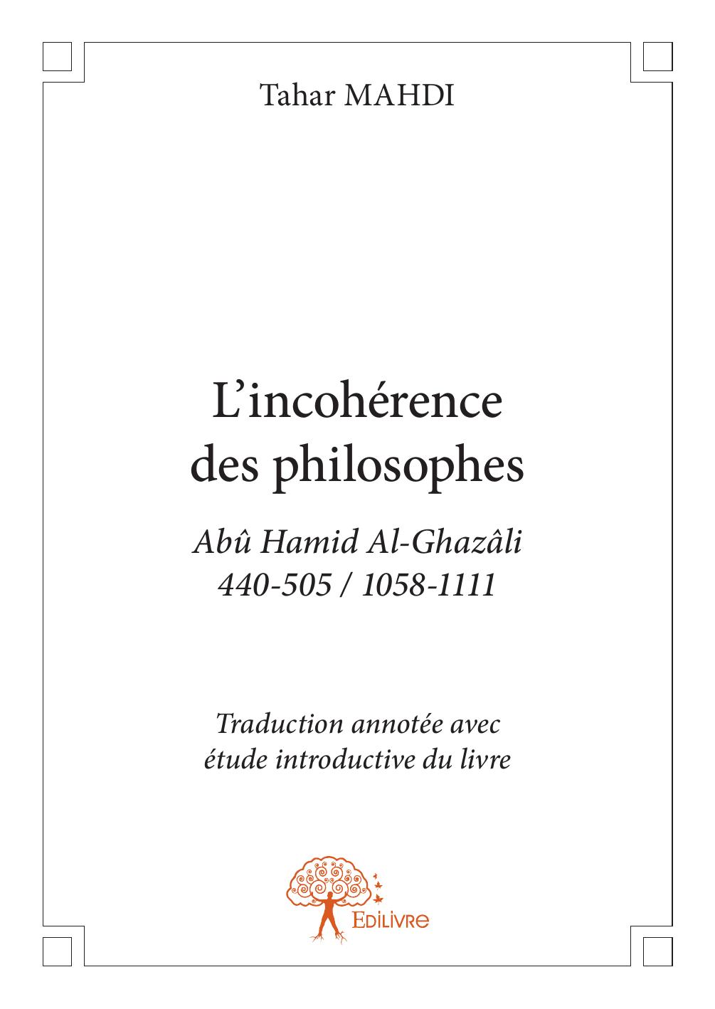 L'incohérence des philosophes