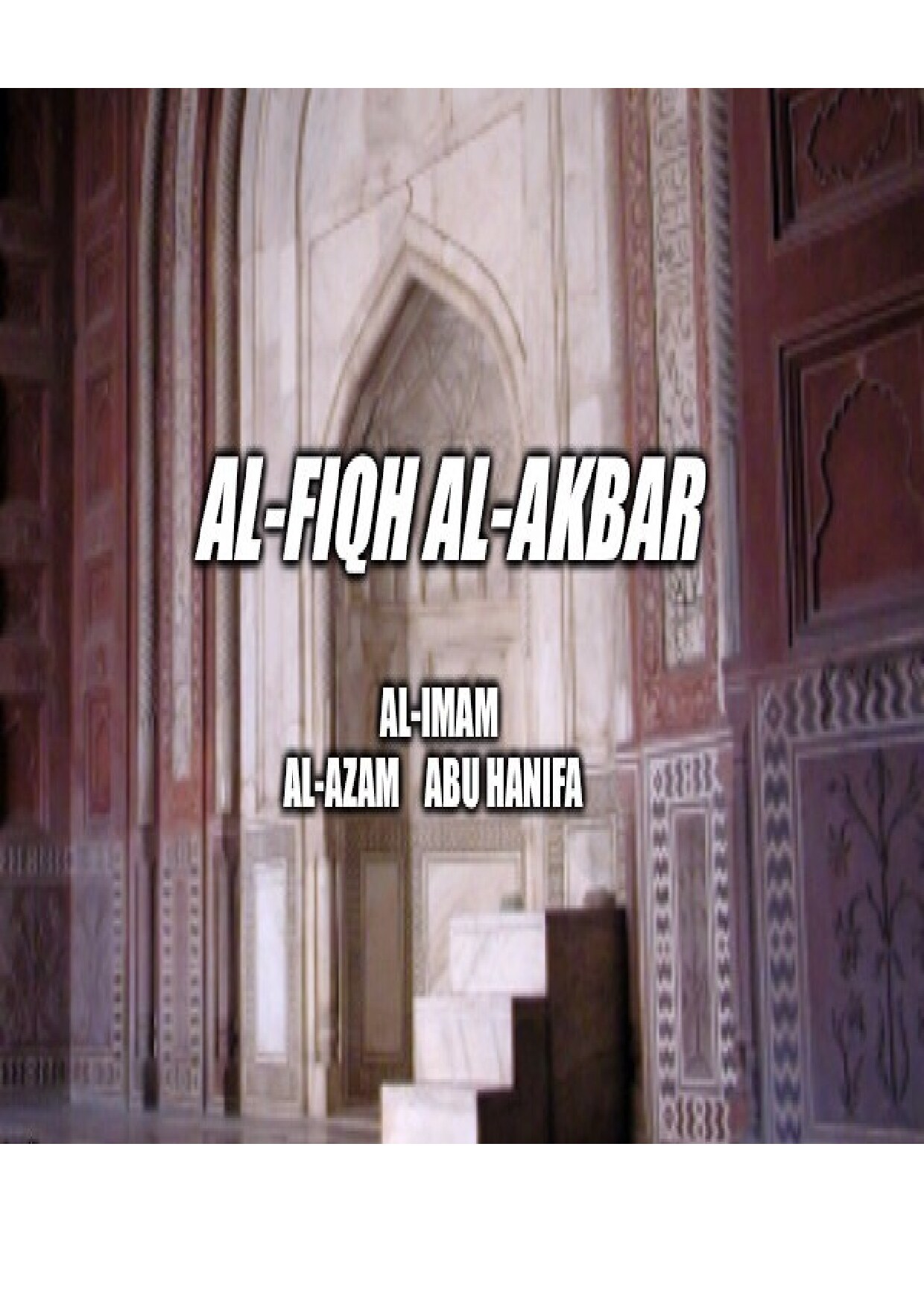 Al Fiqh Al Akbar